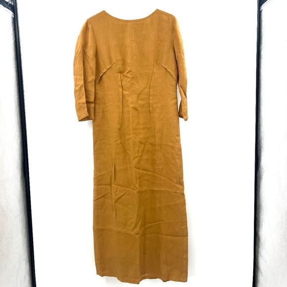NWT The Shudio Shop Linen Amber Maxi Dress Women's Medium - Picture 1 of 8